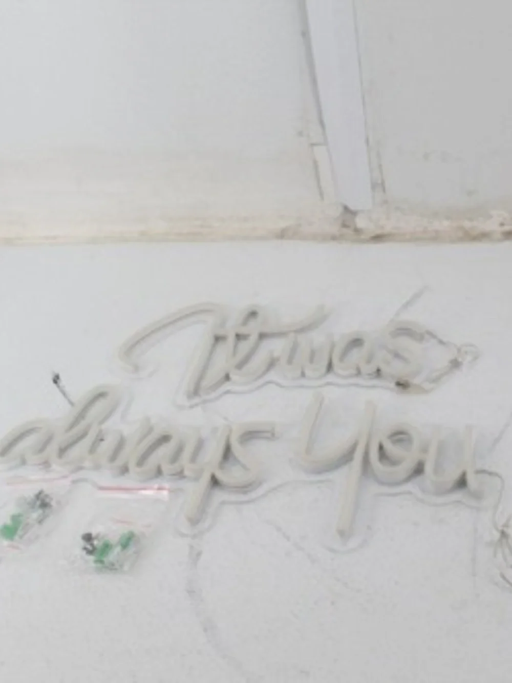 It Was Always You Neon Light Sign for Bedroom Wall Decor Warm White  Dimmable